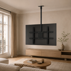 Support plafond TV inclinable et pivotant 32–65″ – 30 kg max – Elevate 65