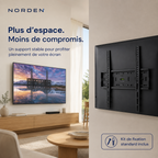 Support mural TV inclinable 26–65″ – 45 kg – Align 65