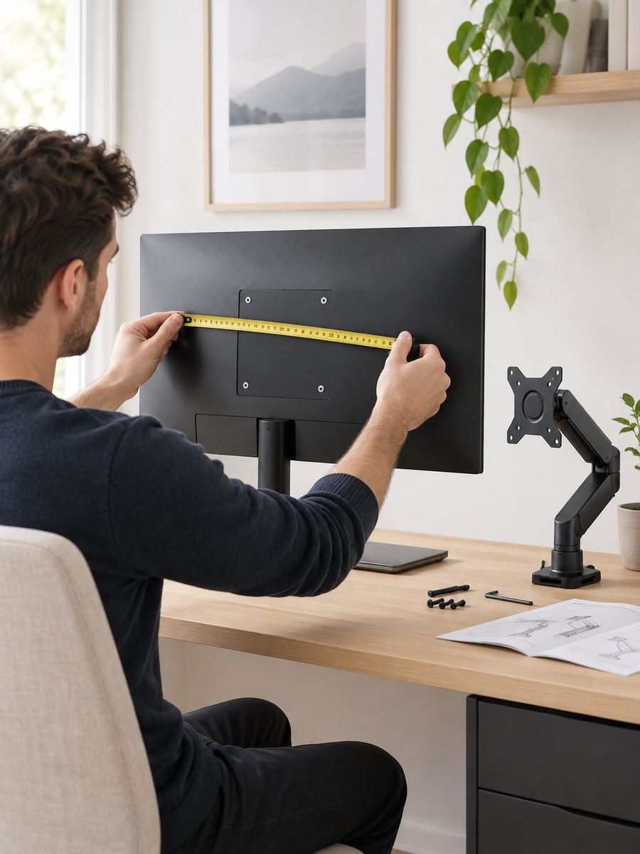 Préparation de l’installation du support TV
