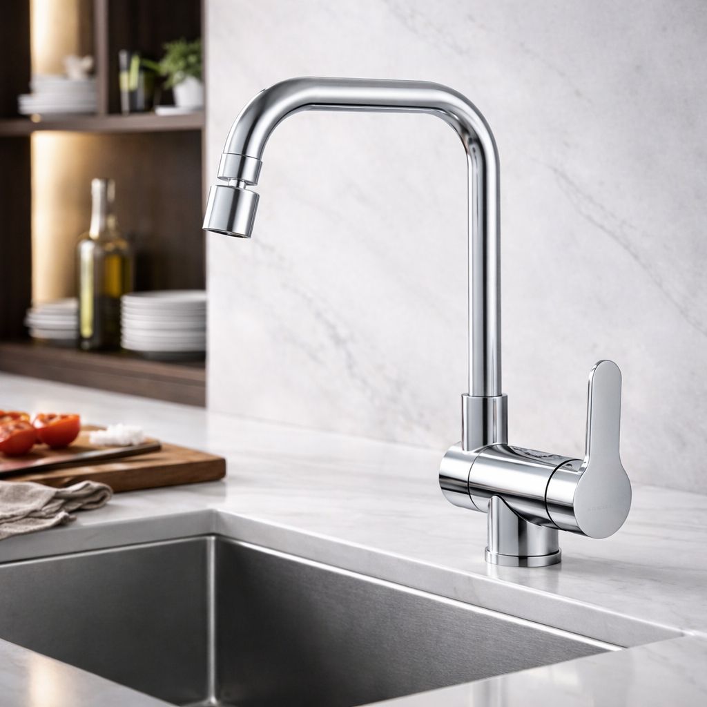 Robinet Mitigeur Cuisine Rabattable — NORVIK Open
