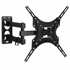 Support mural TV articulé 17–55″ – 25 kg max – Pivot 55