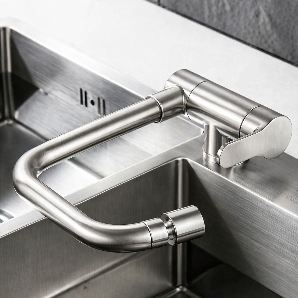 Robinet Mitigeur Cuisine Rabattable — NORVIK Open