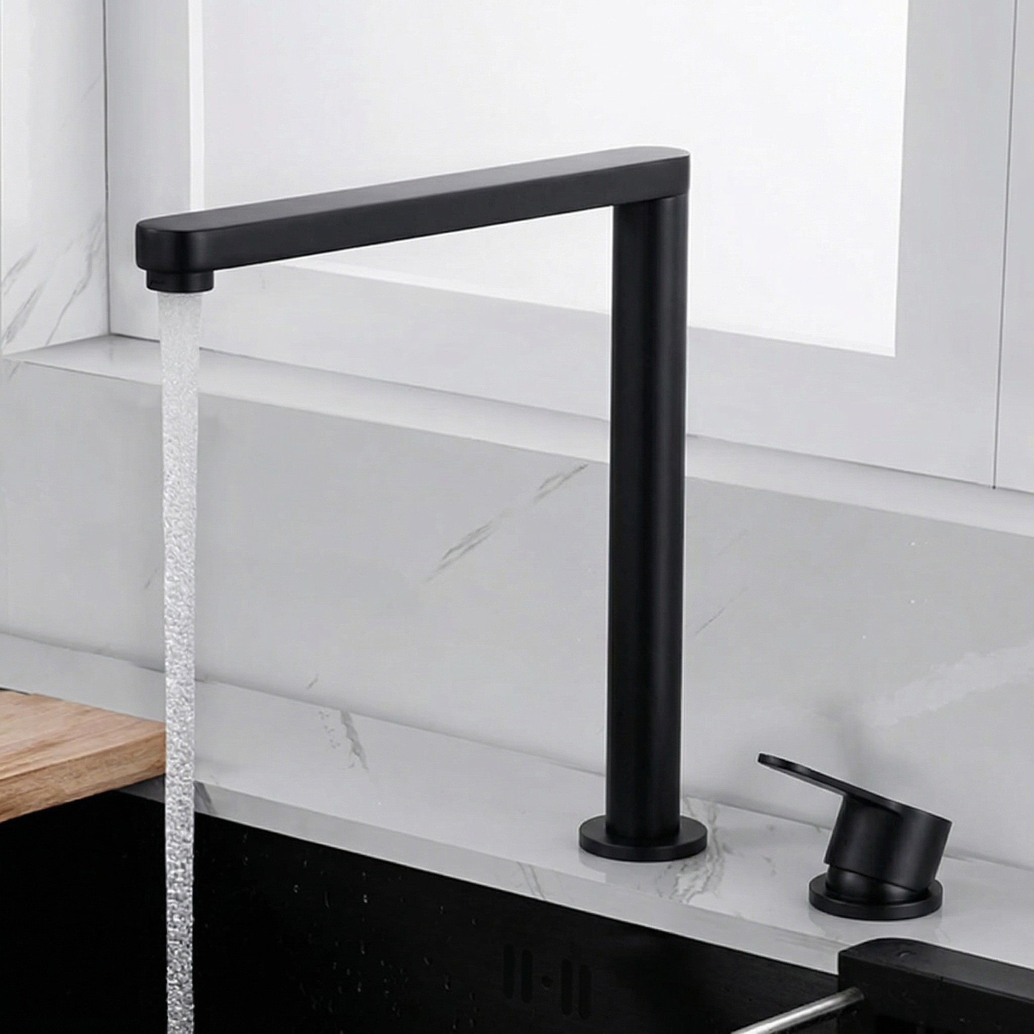 Robinet Mitigeur Cuisine Rabattable — NORVIK Pure