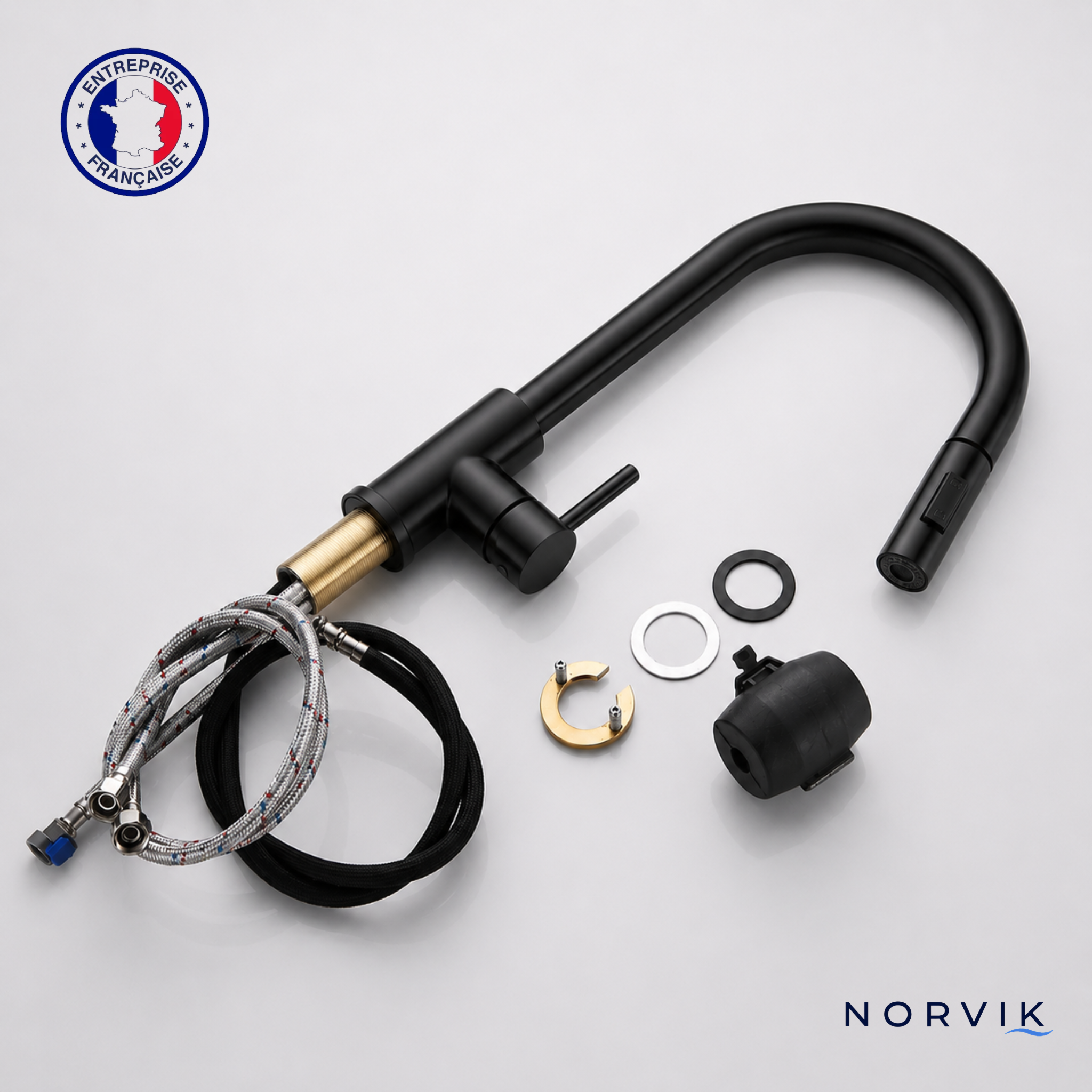 Robinet Mitigeur Cuisine Douchette — NORVIK Aqua