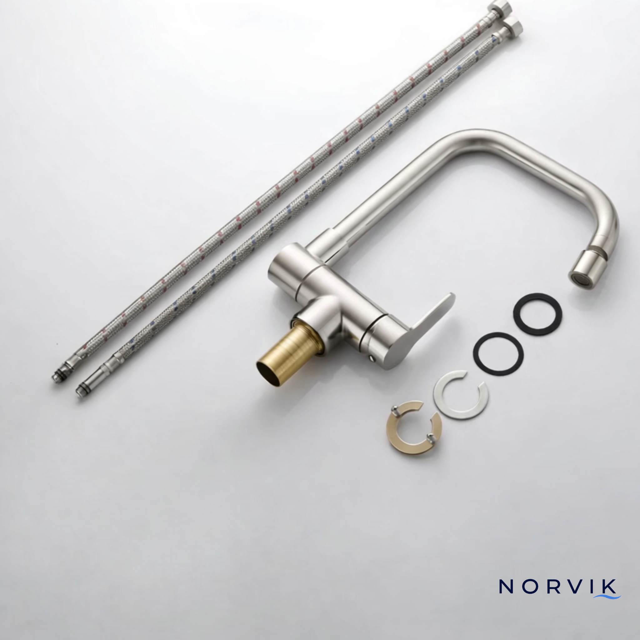 Robinet Mitigeur Cuisine Rabattable — NORVIK Open