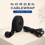 Norden CableWrap — Organisateur de câbles réutilisable 3 m