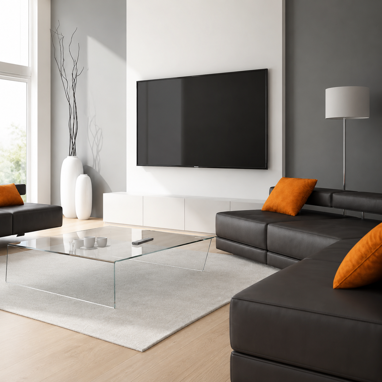 Support mural TV fixe 14–42" – 40 kg max – Fix S