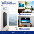 Support mural TV fixe 14–42" – 40 kg max – Fix S