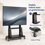 Support TV sur pied mobile 32–75" – 40 kg max – Move XL