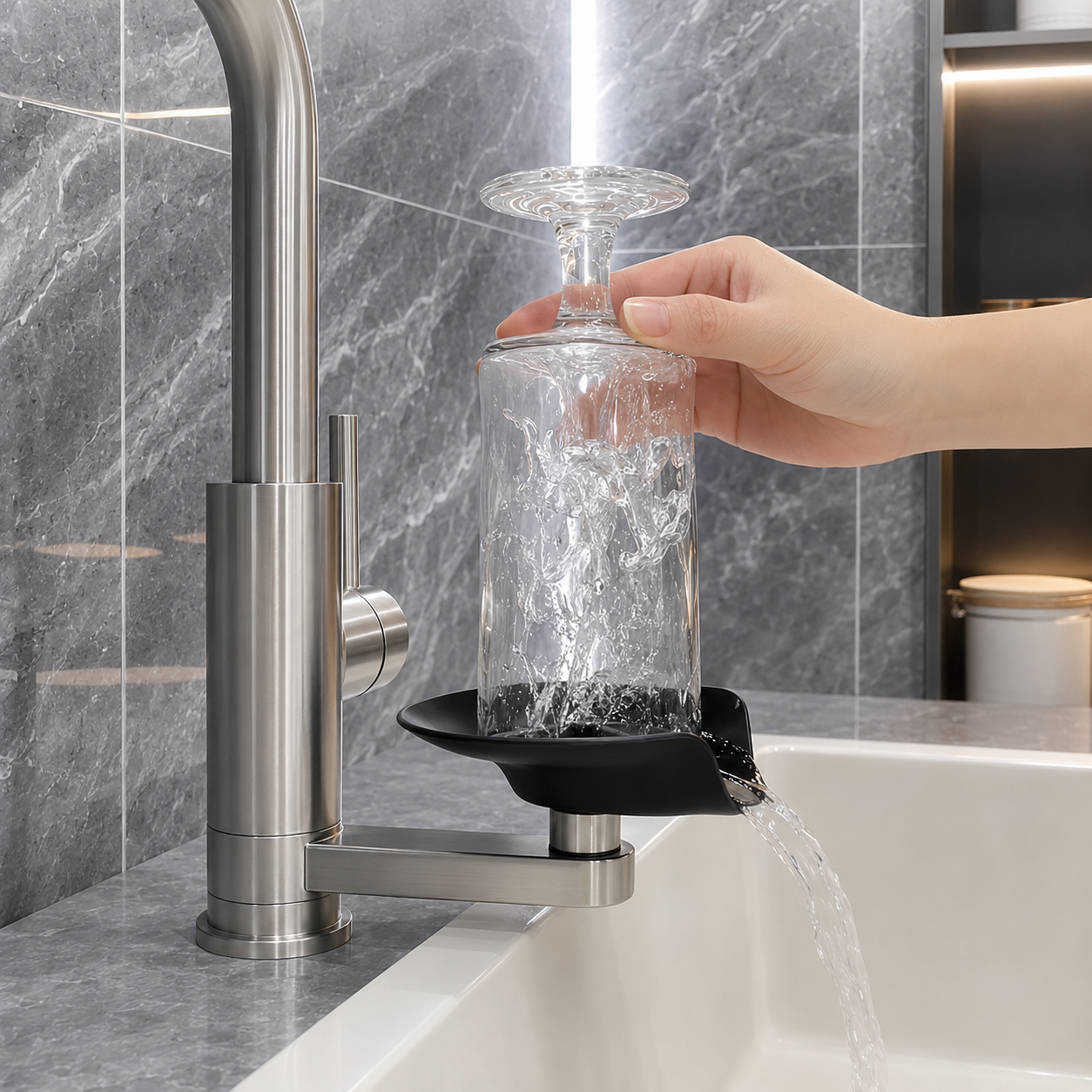 Robinet Mitigeur Cuisine Lave-Verre — NORVIK Fusion