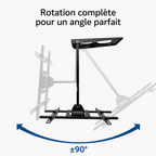 Support mural TV articulé 32–70" – 80 kg max – Motion XL