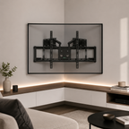 Support mural TV d'angle 32–65" – 50 kg max – Corner M