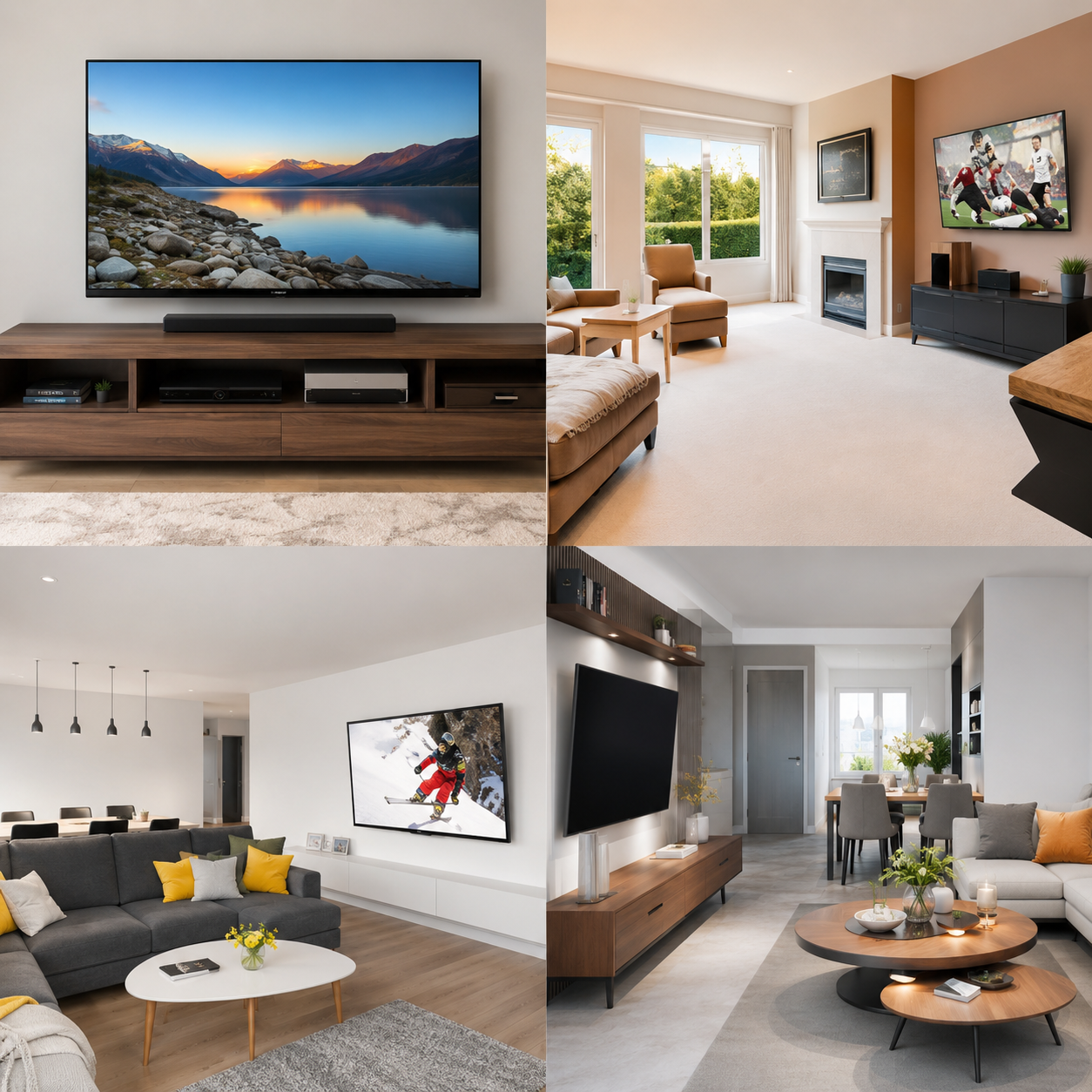 Support mural TV inclinable 32–85" – 60 kg max – Tilt XL