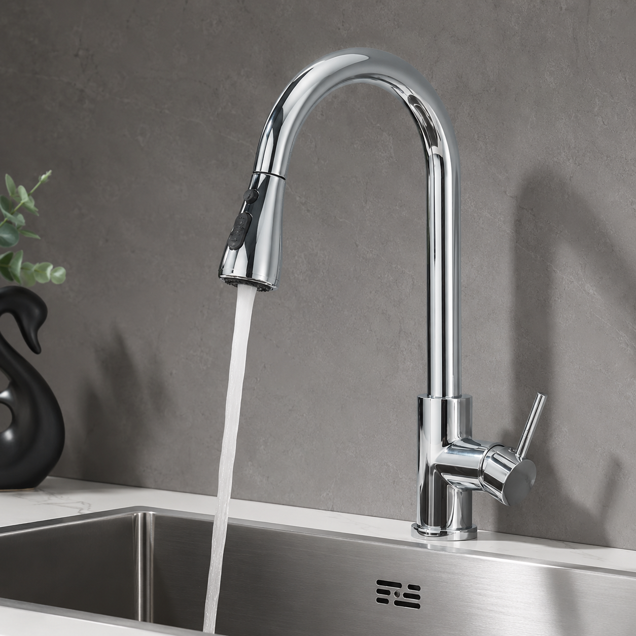 Robinet Mitigeur Cuisine Douchette - NORVIK Glide
