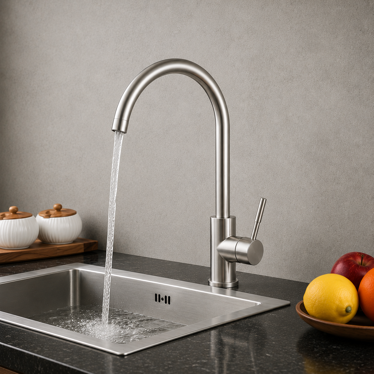 Robinet Mitigeur Cuisine - NORVIK Curve