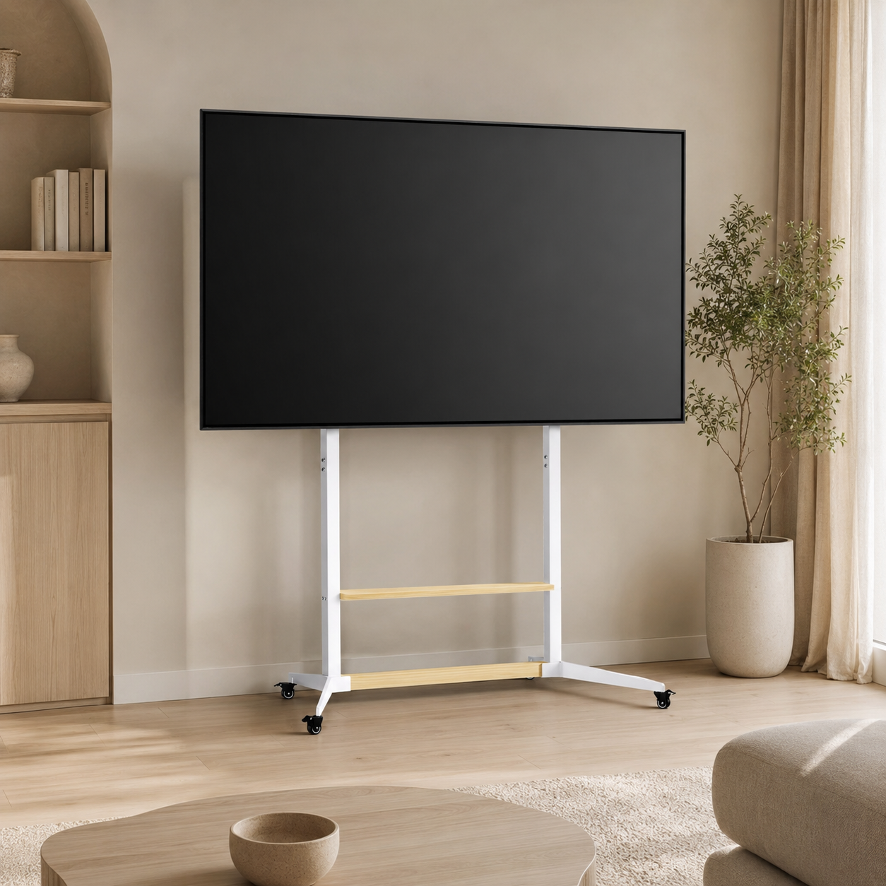 Support TV sur pied mobile 40–100" – 100 kg max – Move XXL