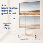 Support TV sur pied mobile 40–100" – 100 kg max – Move XXL