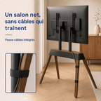 Support TV sur pied design 40–86" – 50 kg max – Frame XL