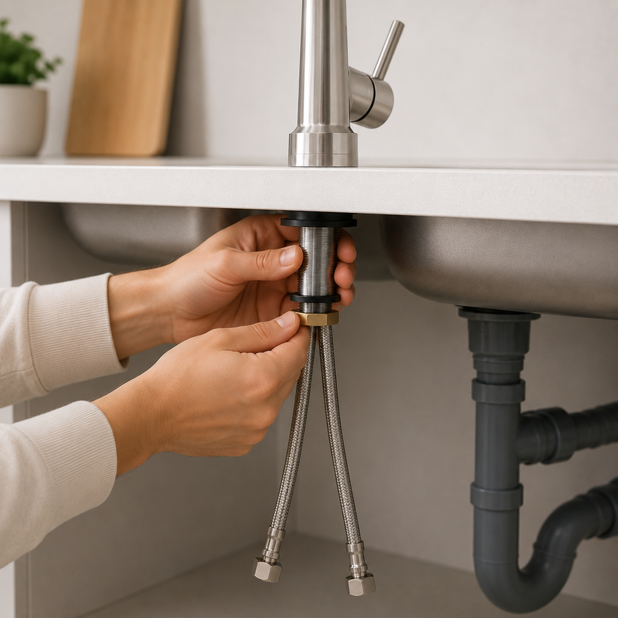 Installation du robinet Norvik Aqua