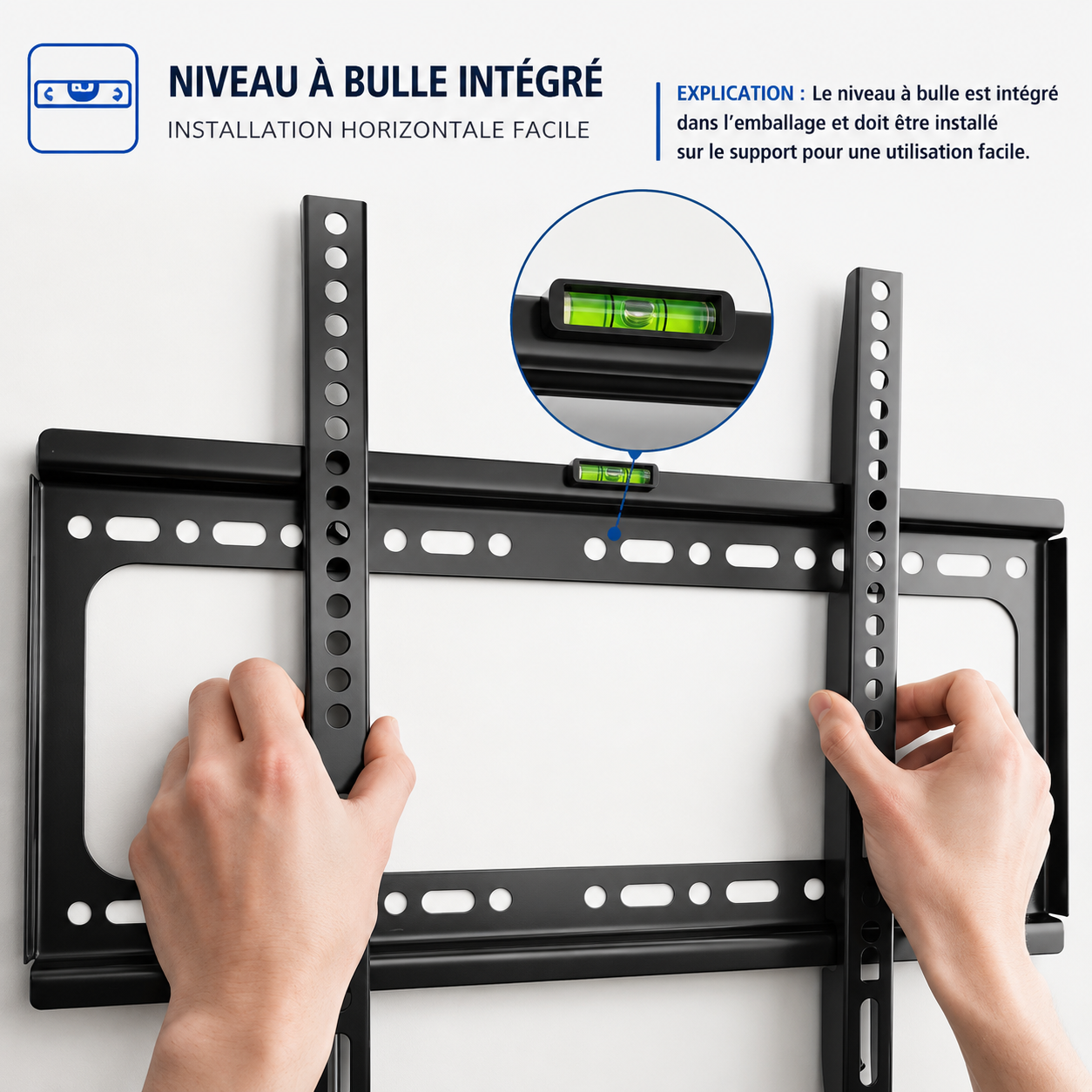 Support Mural TV Fixe S | 26–63" | Ultra Fin | 50 kg