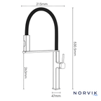 Robinet Mitigeur Cuisine Design - NORVIK Magneto