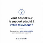 Guide de compatibilité pour choisir un support TV