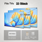 Long Arm TV Wall Mount for 32-70 Inch TV, with 31” Long Extension, Full Motion TV Mount Swivel & Tilt, Fit Max VESA 400x400mm