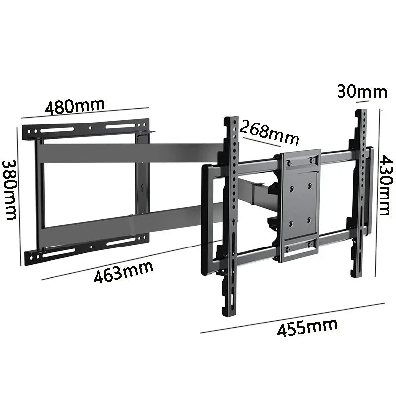 Long Arm TV Wall Mount for 32-70 Inch TV, with 31” Long Extension, Full Motion TV Mount Swivel & Tilt, Fit Max VESA 400x400mm