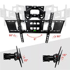 TV Wall Mount for 32-70 Inch Screen TV Adjustable TV Mount Bracket ,Floating TV Stand Swivel Tilt Horizontal TV Bracket