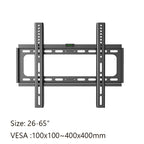 26-63inch TV Wall Mount Bracket Universal TV Mount Monitor Holder Adjustable Low Profile Flat TV Wall Mount for LCD LED Monitor