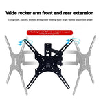 Swivel Articulating Tilt TV Wall Mount for 32-55 Inch TVs Wall Mount Bracket VESA 400x400mm Up to 44 LBS，Full Motion TV Mount