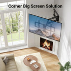 Long Arm TV Wall Mount for 32-70 Inch TV, with 31” Long Extension, Full Motion TV Mount Swivel & Tilt, Fit Max VESA 400x400mm