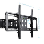 Full Motion Corner TV Wall Mount Bracket for 32-65 Inch LCD LED Plasma Flat Screens