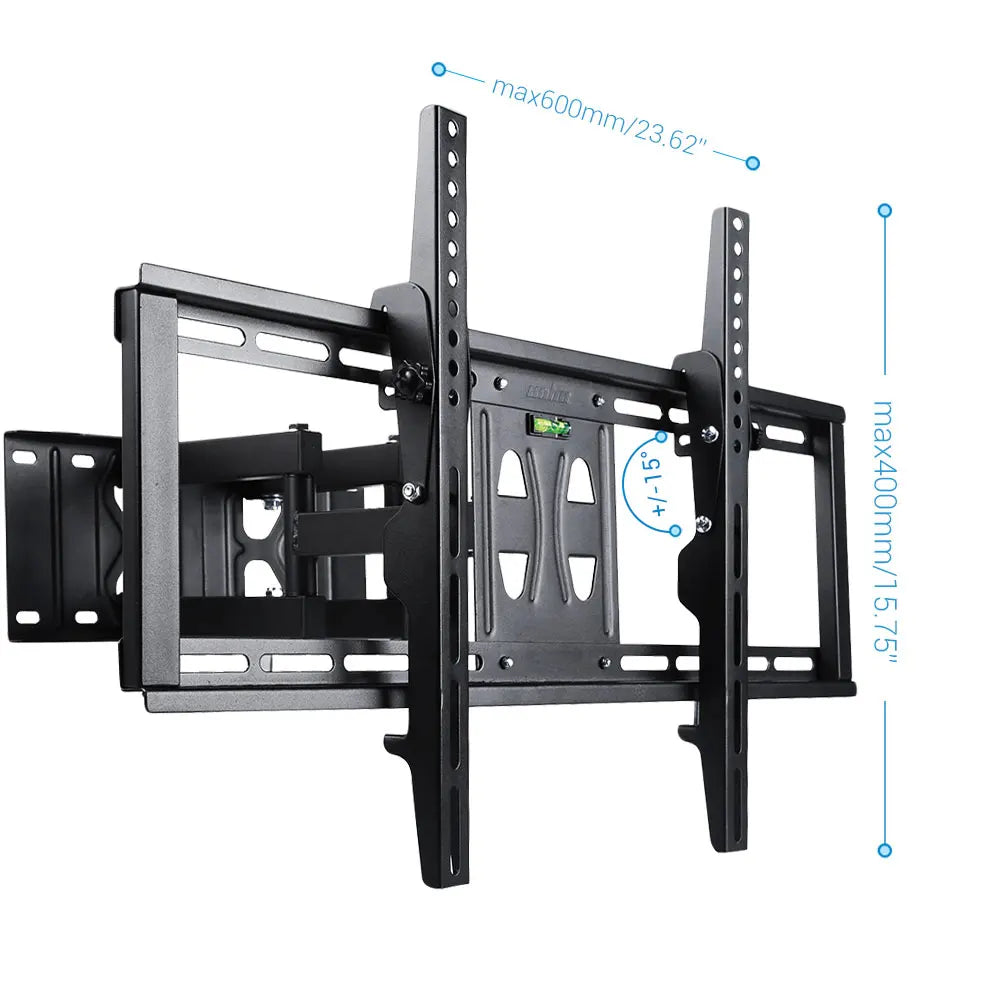 Full Motion Corner TV Wall Mount Bracket for 32-65 Inch LCD LED Plasma Flat Screens