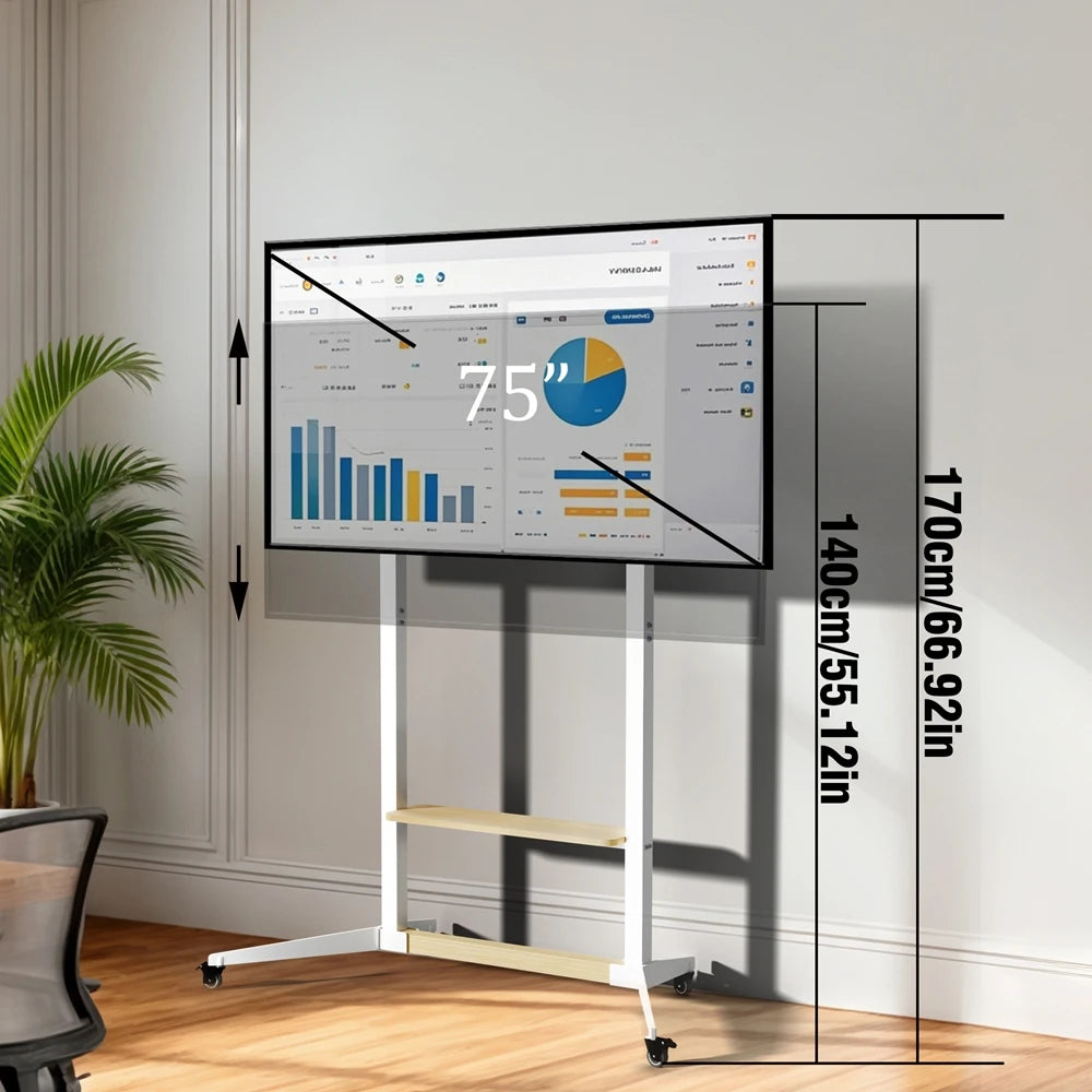 Support TV sur pied mobile 40–100" – 100 kg max – Move XXL