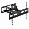 Support mural TV articulé double bras 37–80″ – 35 kg max – Fortis 80