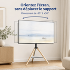 Pivotement du support TV d’angle Corner