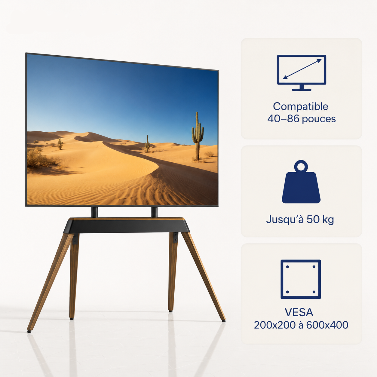 Support TV Frame XL pour écrans de 40 à 86 pouces