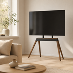 Support TV Frame XL dans un salon lumineux