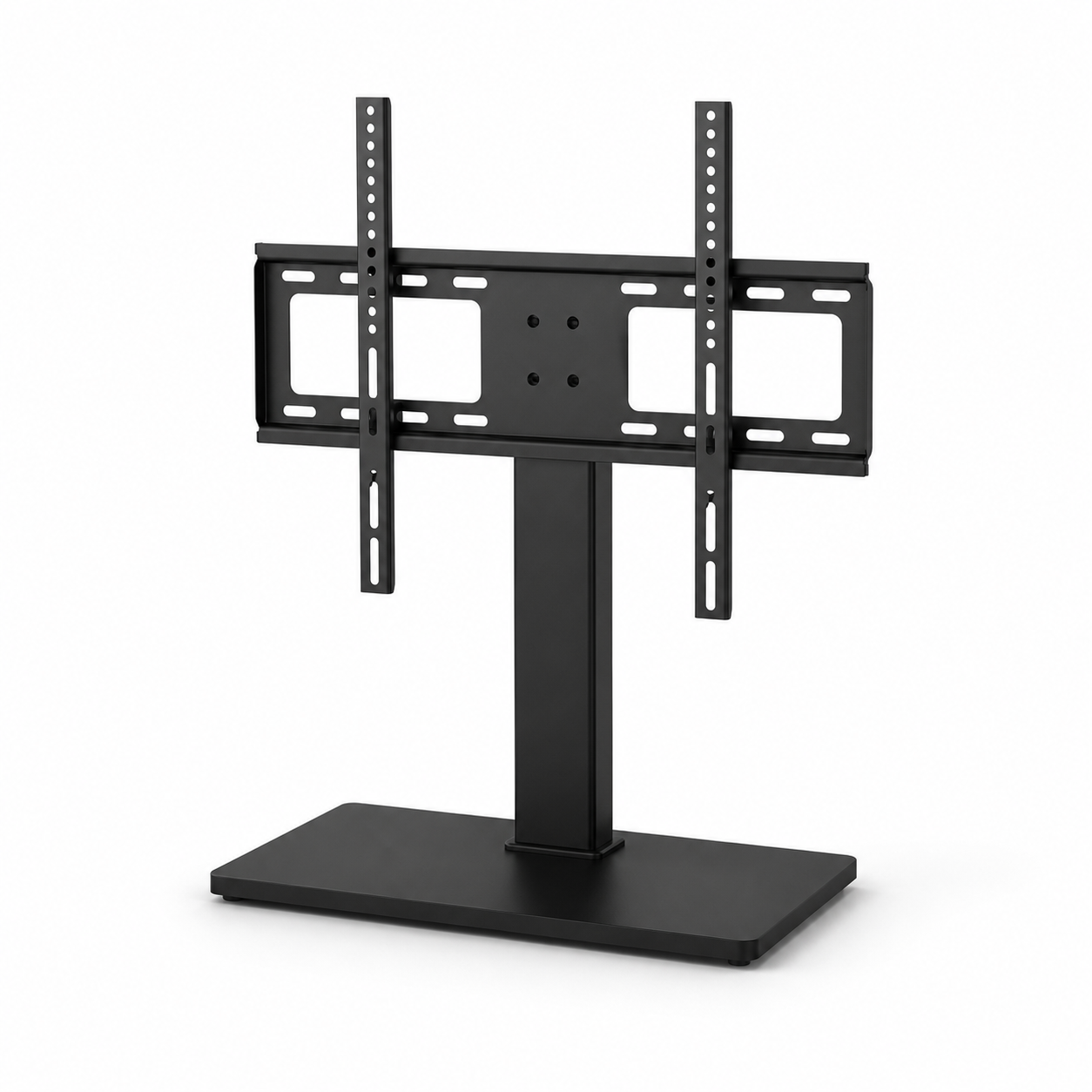 Support TV de table Stand Pivot sur fond blanc