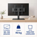 Compatibilité du support TV Stand Pivot