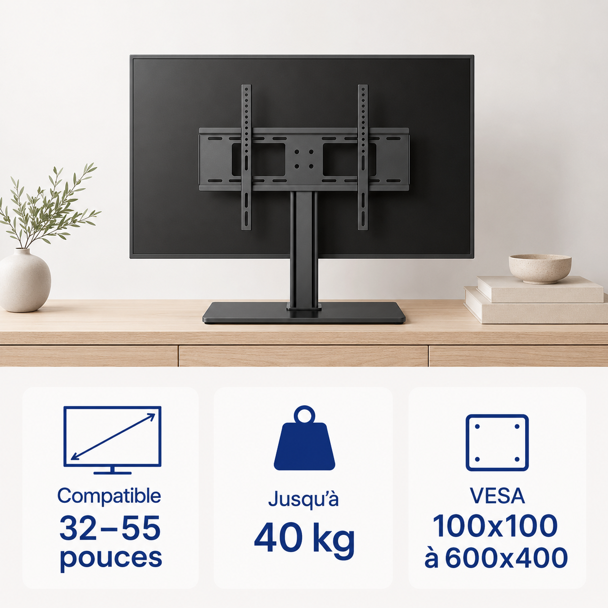 Compatibilité du support TV Stand Pivot