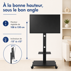 Réglage de hauteur et inclinaison du support TV Move Tilt